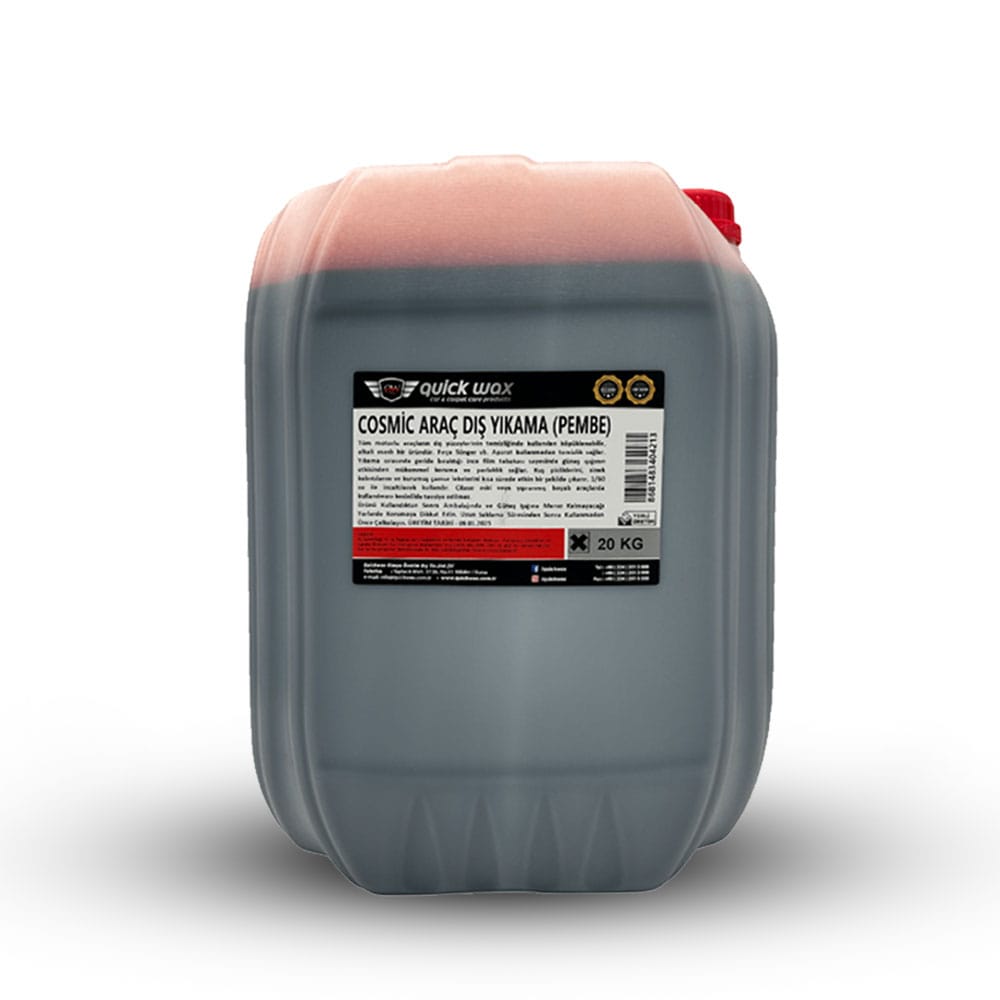 Quickwax Cosmic Araç Dış Yıkama Pembe | 20KG