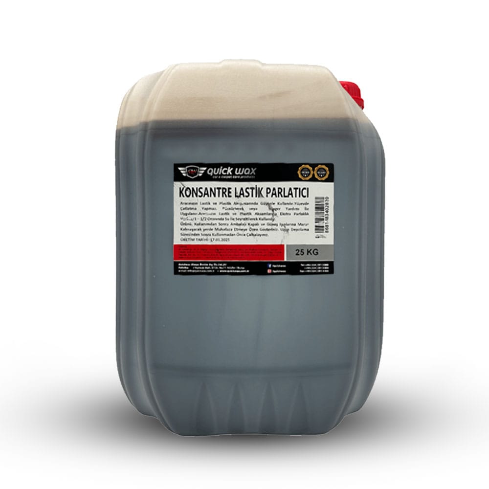 Quickwax Konsantre Lastik Parlatıcı | 20KG