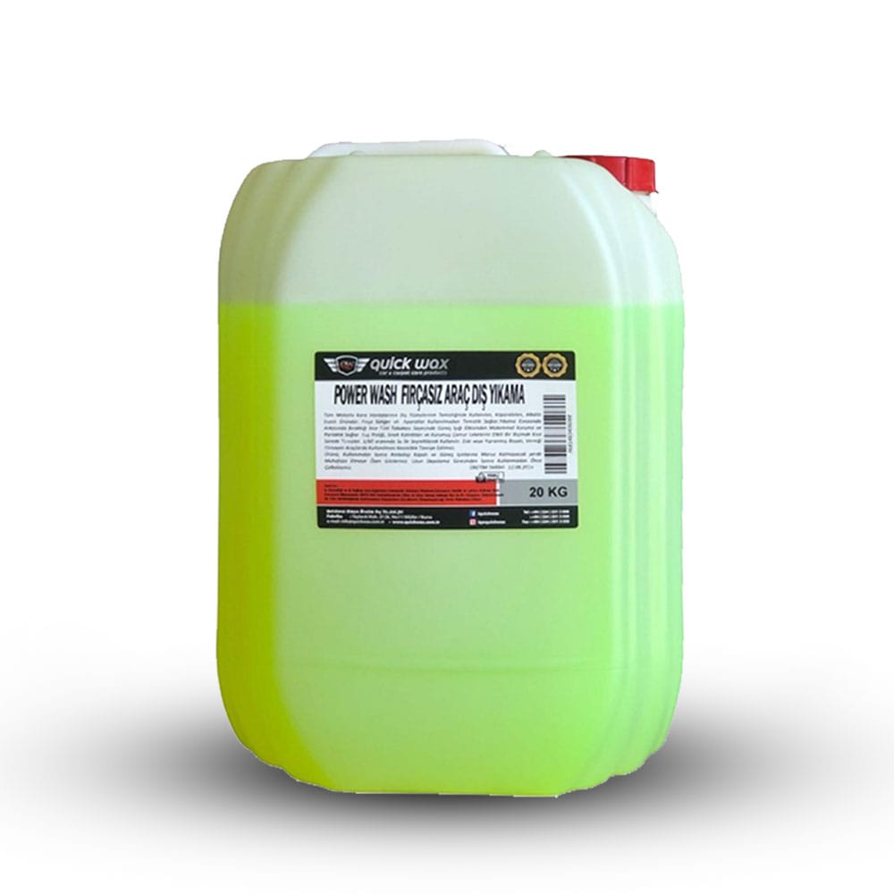Quickwax Power Wash Fırçasız Dış Yıkama | 20KG