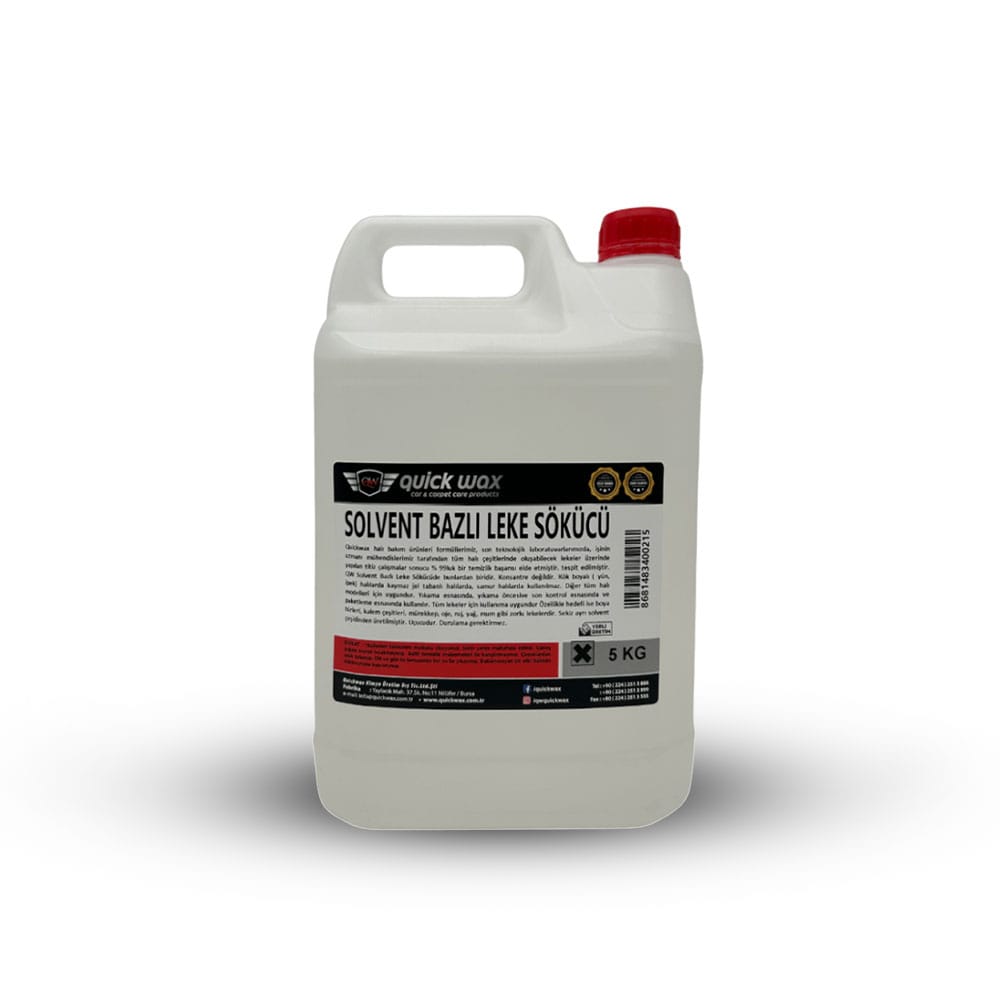 Quickwax Solvent Bazlı Leke Sökücü | 5KG