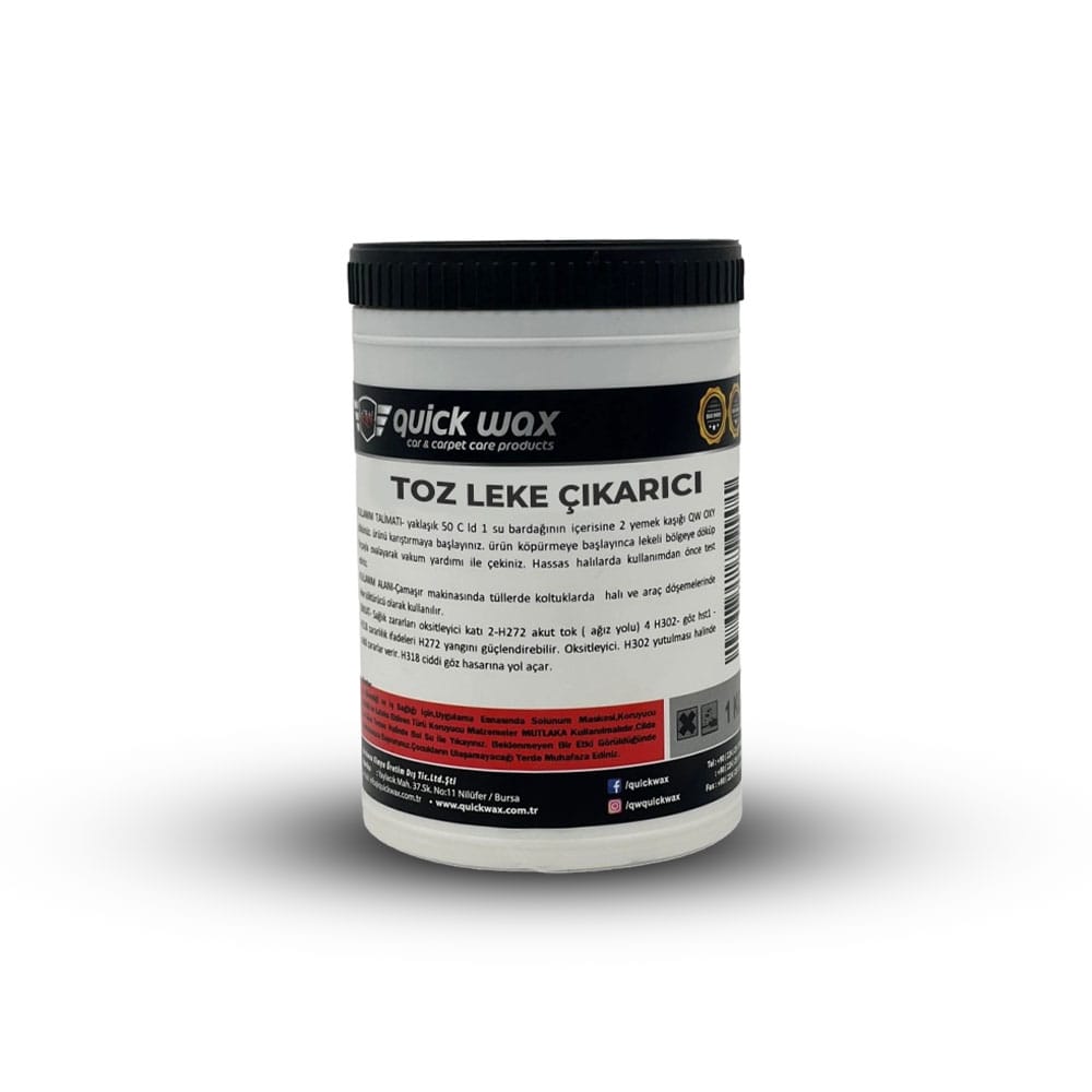 Quickwax Toz Leke Çıkarıcı | 1KG