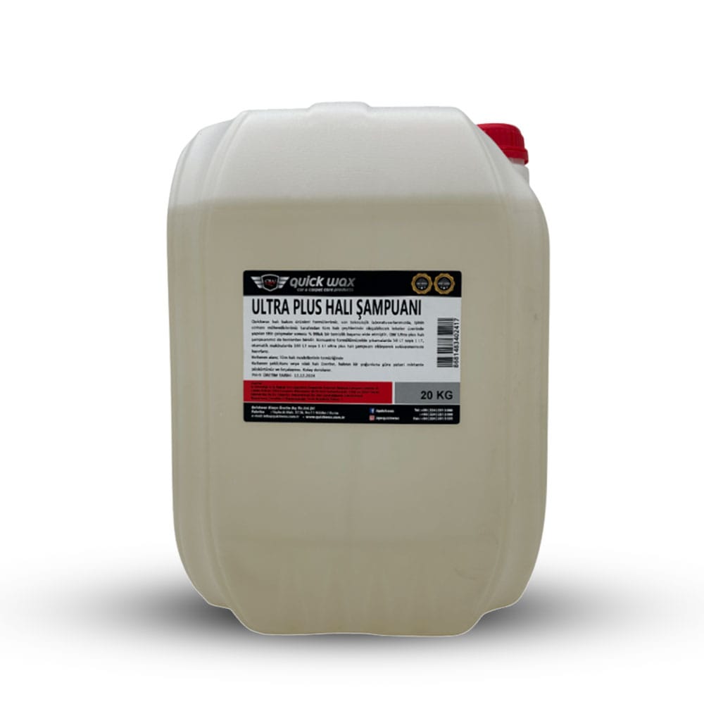 Quickwax Ultra Plus Halı Şampuanı | 20KG
