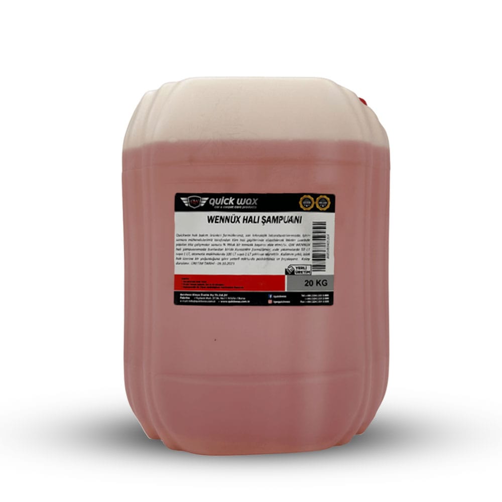 Quickwax Vennüx Halı Şampuanı | 20KG
