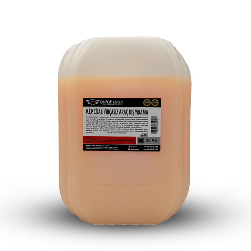 Quickwax VIP Fırçasız Dış Yıkama | 20KG
