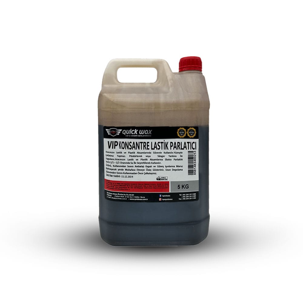 Quickwax Vip Konsantre Lastik Parlatıcı | 5KG
